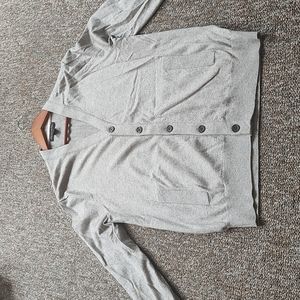 Banana Republic Men's M Cardigan Gray Sweater